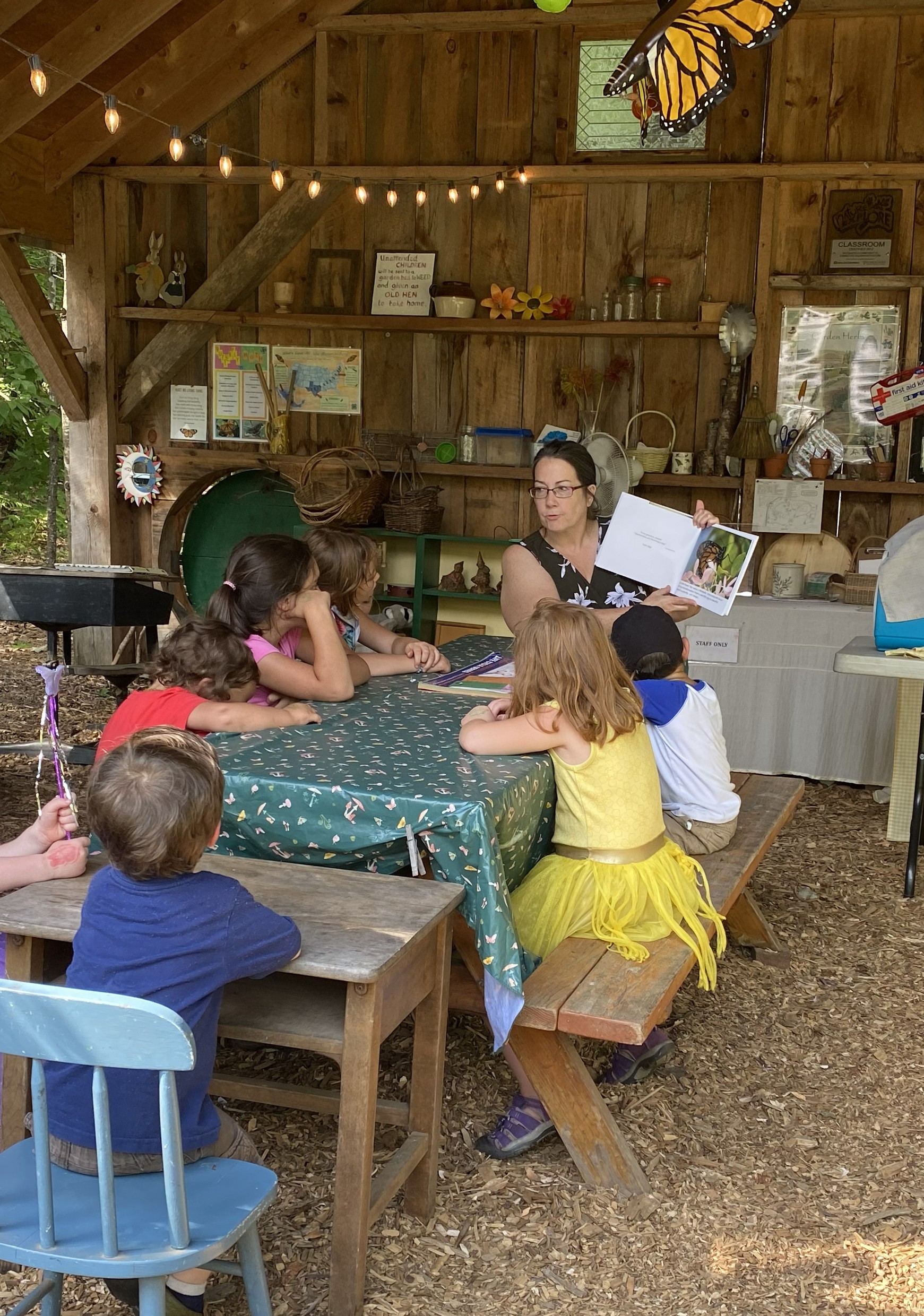 Local author reading her monarch book